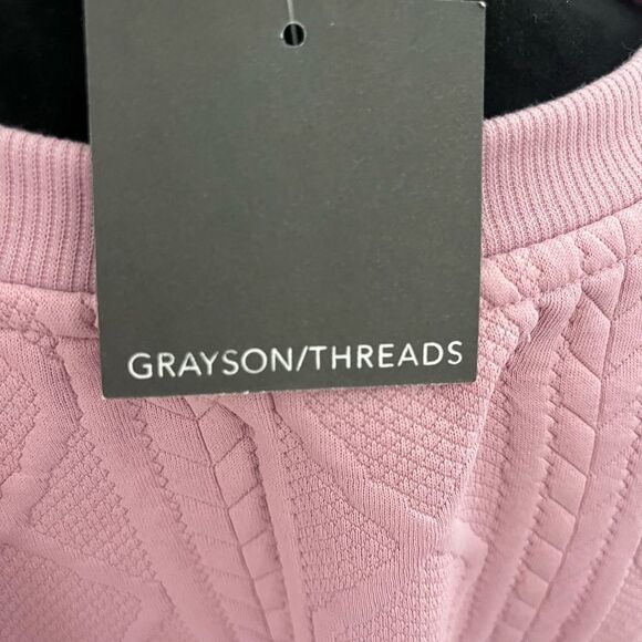 NWT GRAYSON THREAD UGLY CHRISTMAS SWEATER PINK FESTIVE SANTA BABY SWEATER - Picture 6 of 6